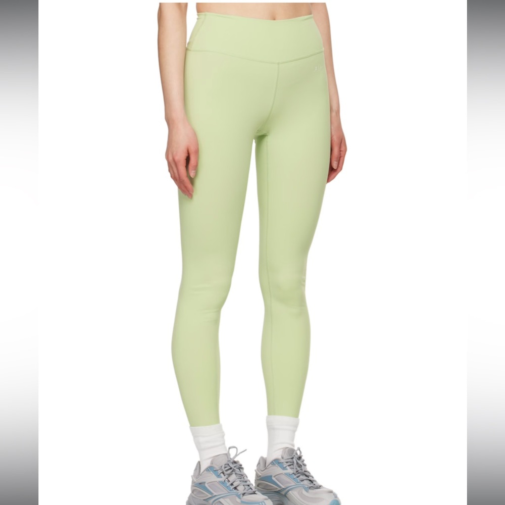 SPORTY & RICH Green Runner Script Leggings - Picture 2 of 6
